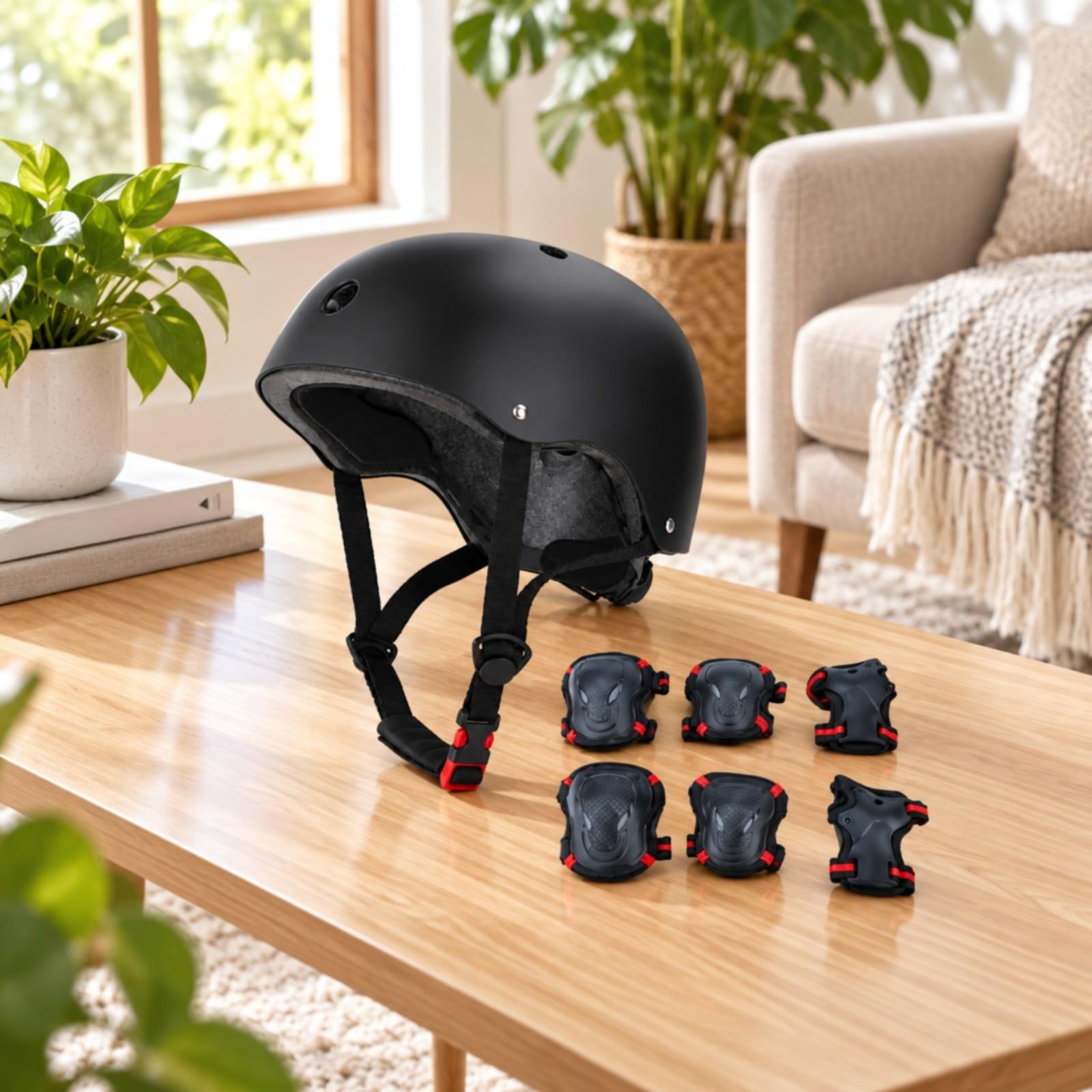 Matte Black Multi Sport Helmet - đánh giá và giá Scooter Helmet Set