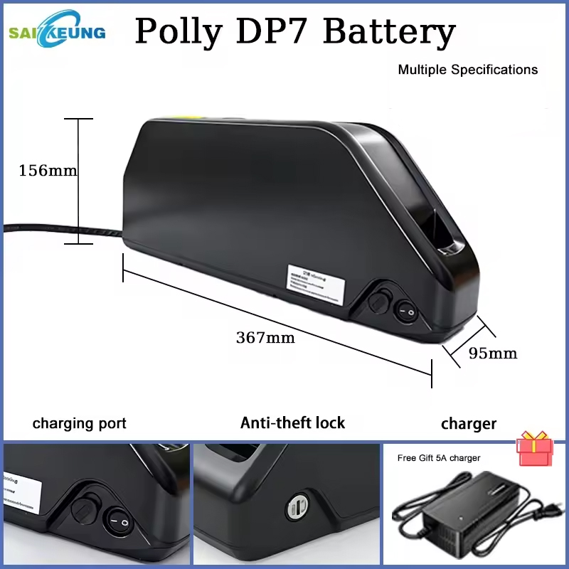 Hailong Polly DP7 E-Bike Downt - đánh giá và giá 60V 30Ah 21700 Battery Pack