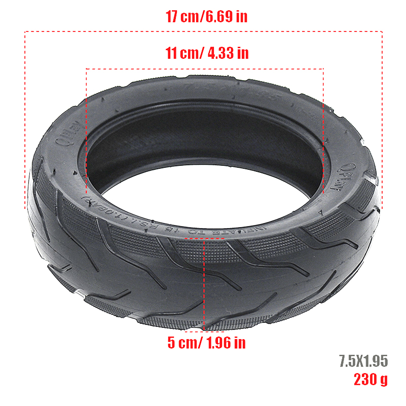 Inner Outer Tyre 7.5x1.95 Tube - đánh giá và giá Scooter Tire