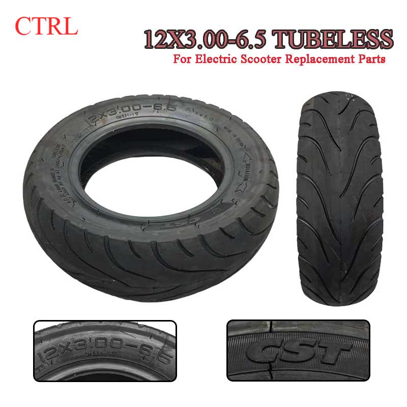 NEW 12 Inch 12x3.00-6.5 Tubele - đánh giá và giá Scooter Tire