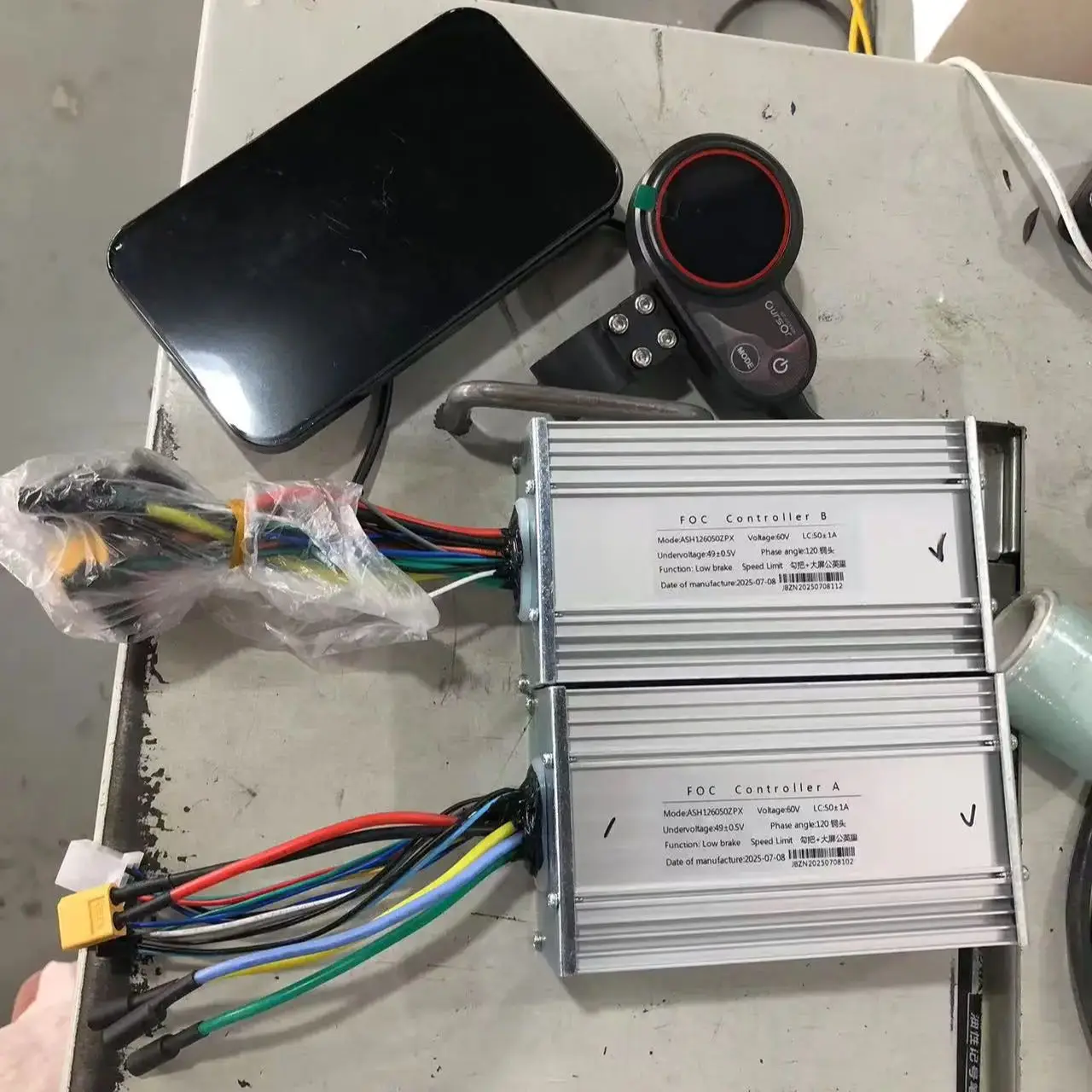 Toursor 60V 50A FOC Motor Spee - đánh giá và giá 72V 45A Dual Controller