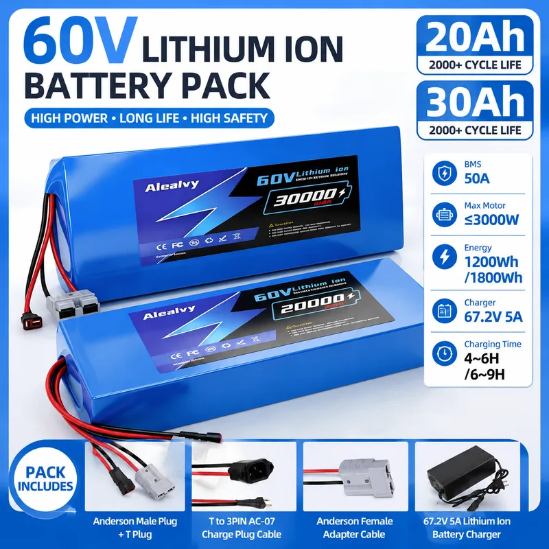 60V 20AH 30AH 21700 Lithium Ba - đánh giá và giá 60V 30Ah 21700 Battery Pack