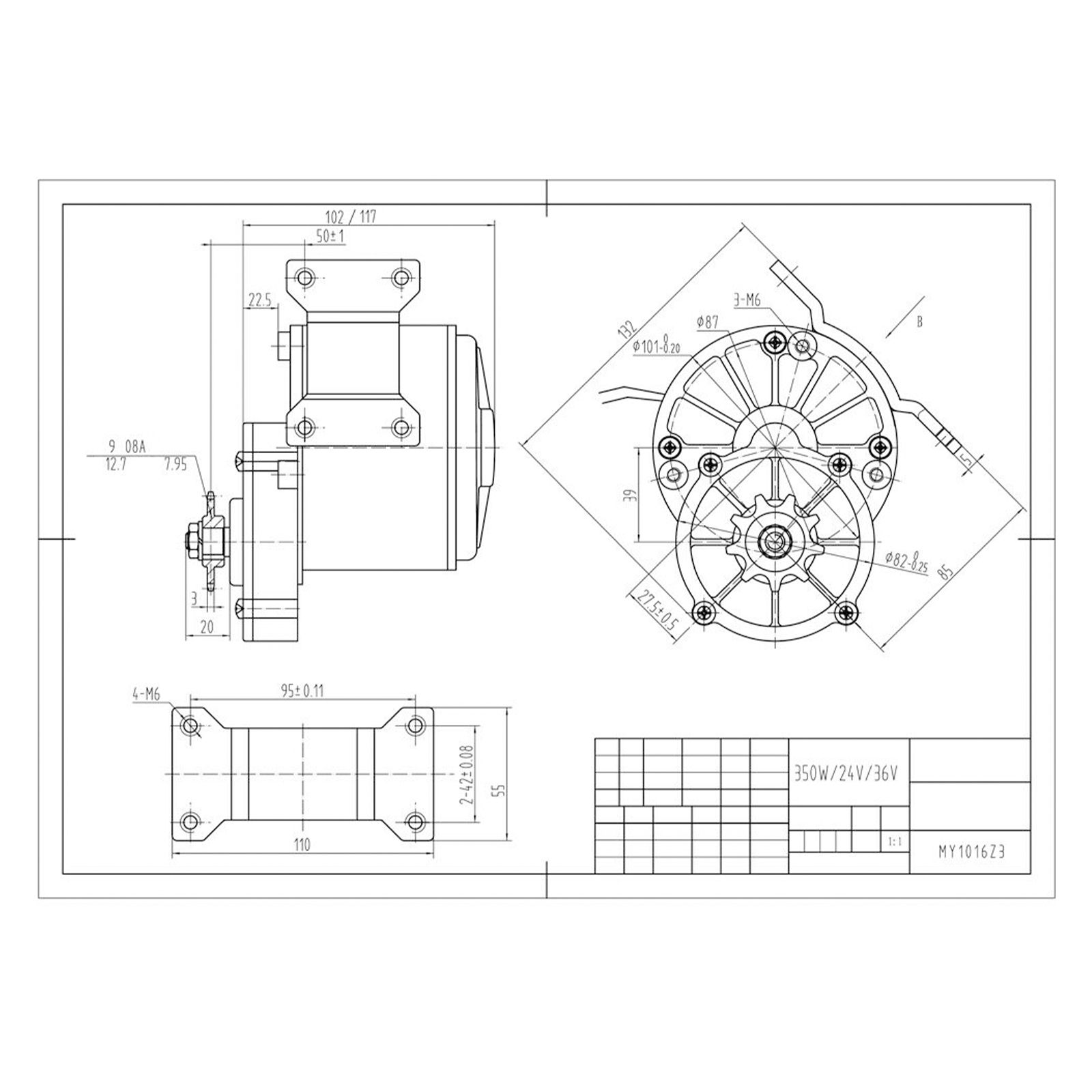 24V 250W DC Brushed Motor E‑Bi - đánh giá và giá Scooter Electric