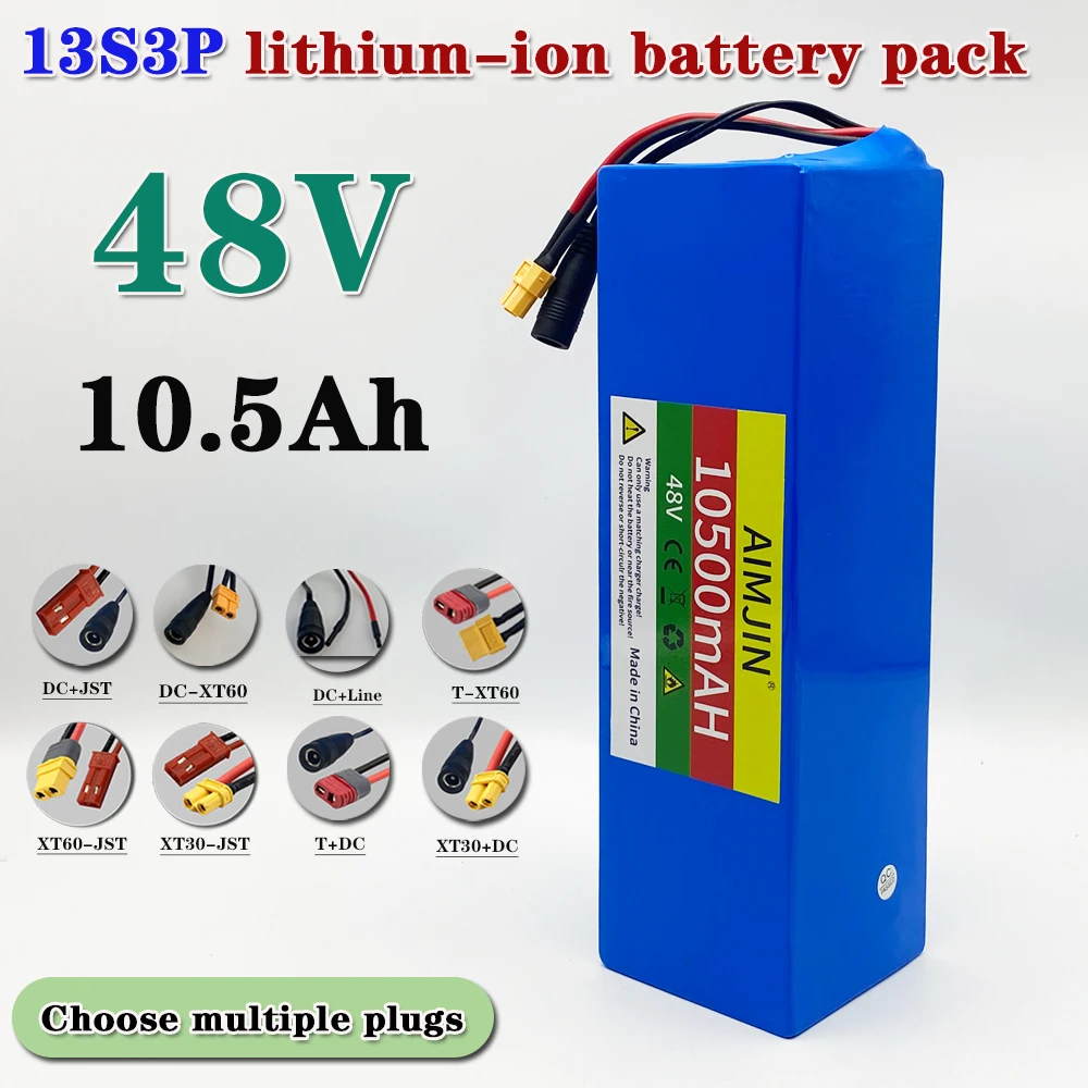 48V E-Bike 13S3P Battery Pack  - đánh giá và giá Electric Scooter Charger
