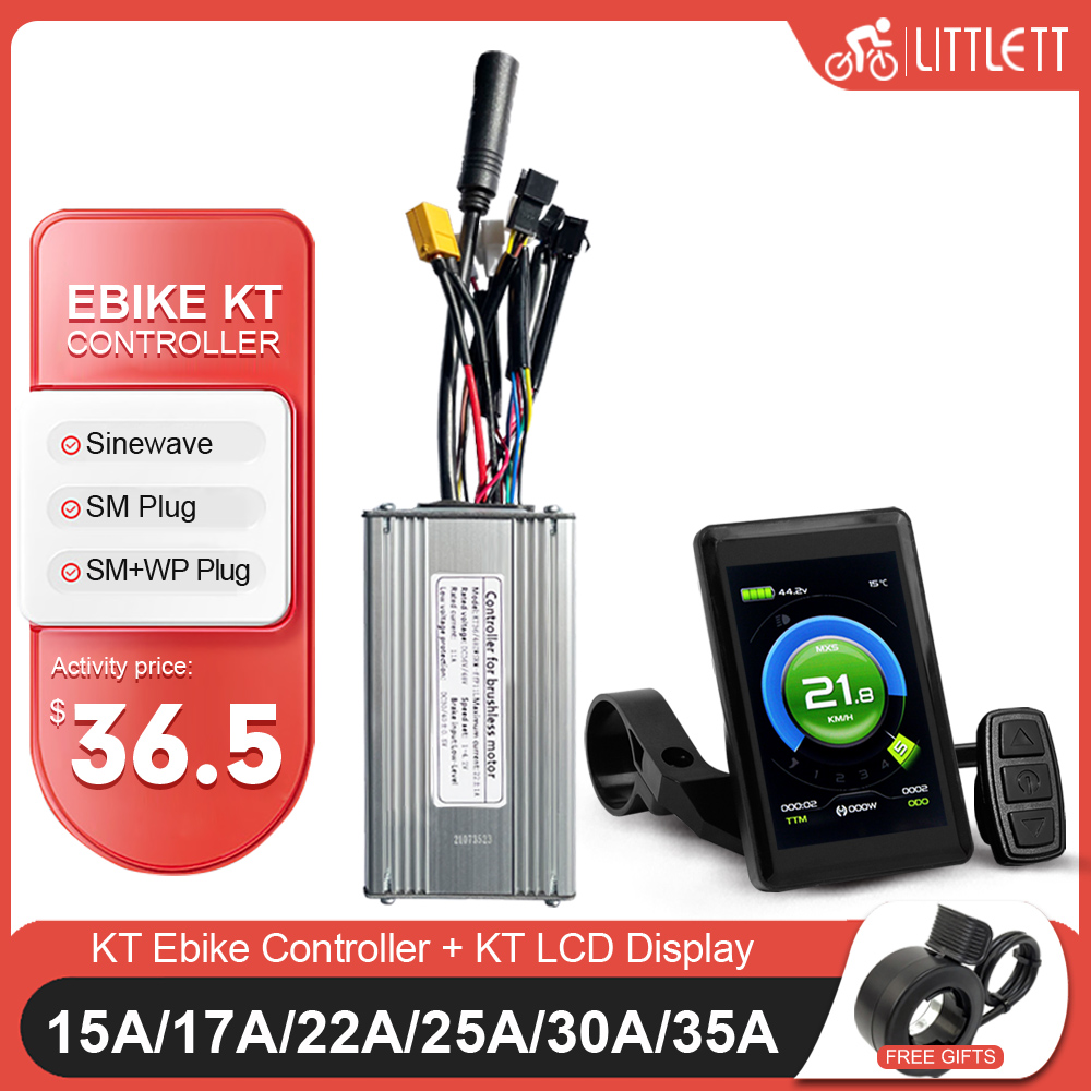 Ebike KT Sine Wave Controller  - đánh giá và giá Electric Scooter 500W